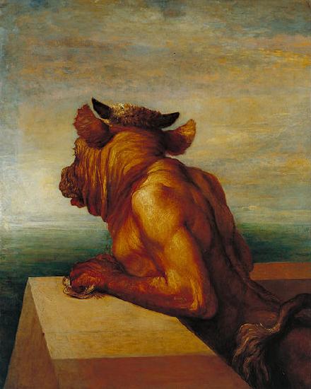 george frederic watts,o.m.,r.a. The Minotaur